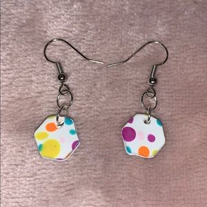 Hand made polymer clay earrings